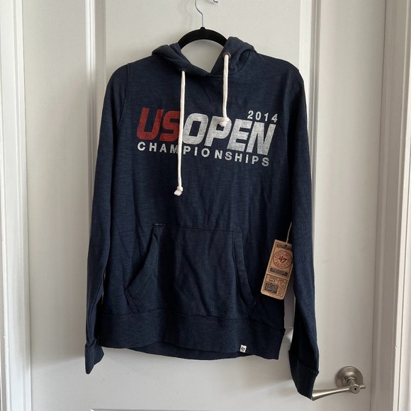 47 Other - NWT US OPEN Hooded Jacket Size Small Color Blue